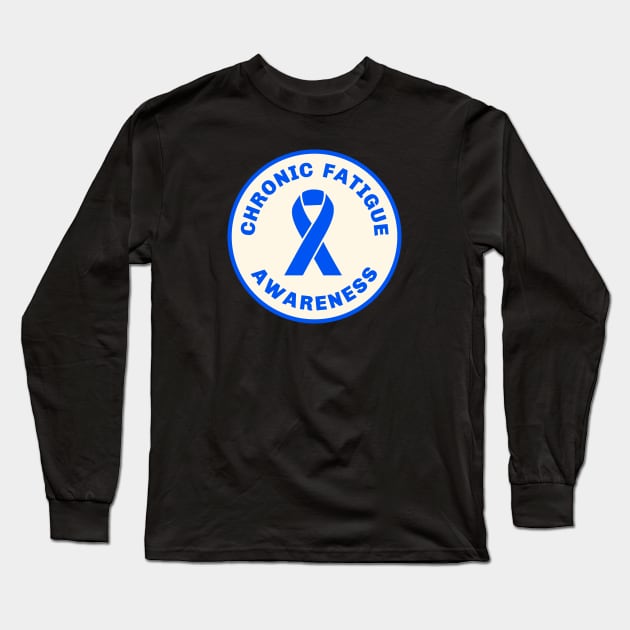 Chronic Fatigue Syndrome - Disability Awareness Long Sleeve T-Shirt by Football from the Left